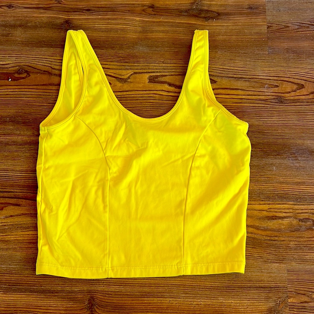 BuffBunny yellow tank top small